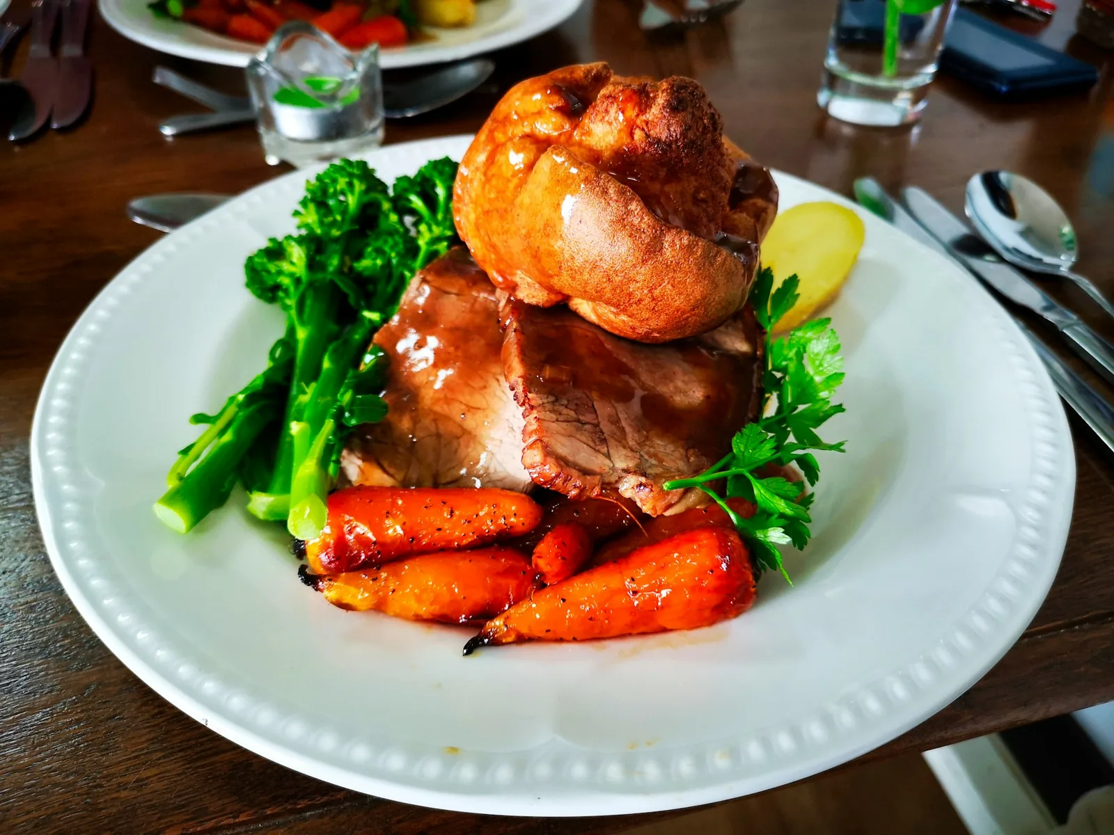 Sunday roast at a village inn