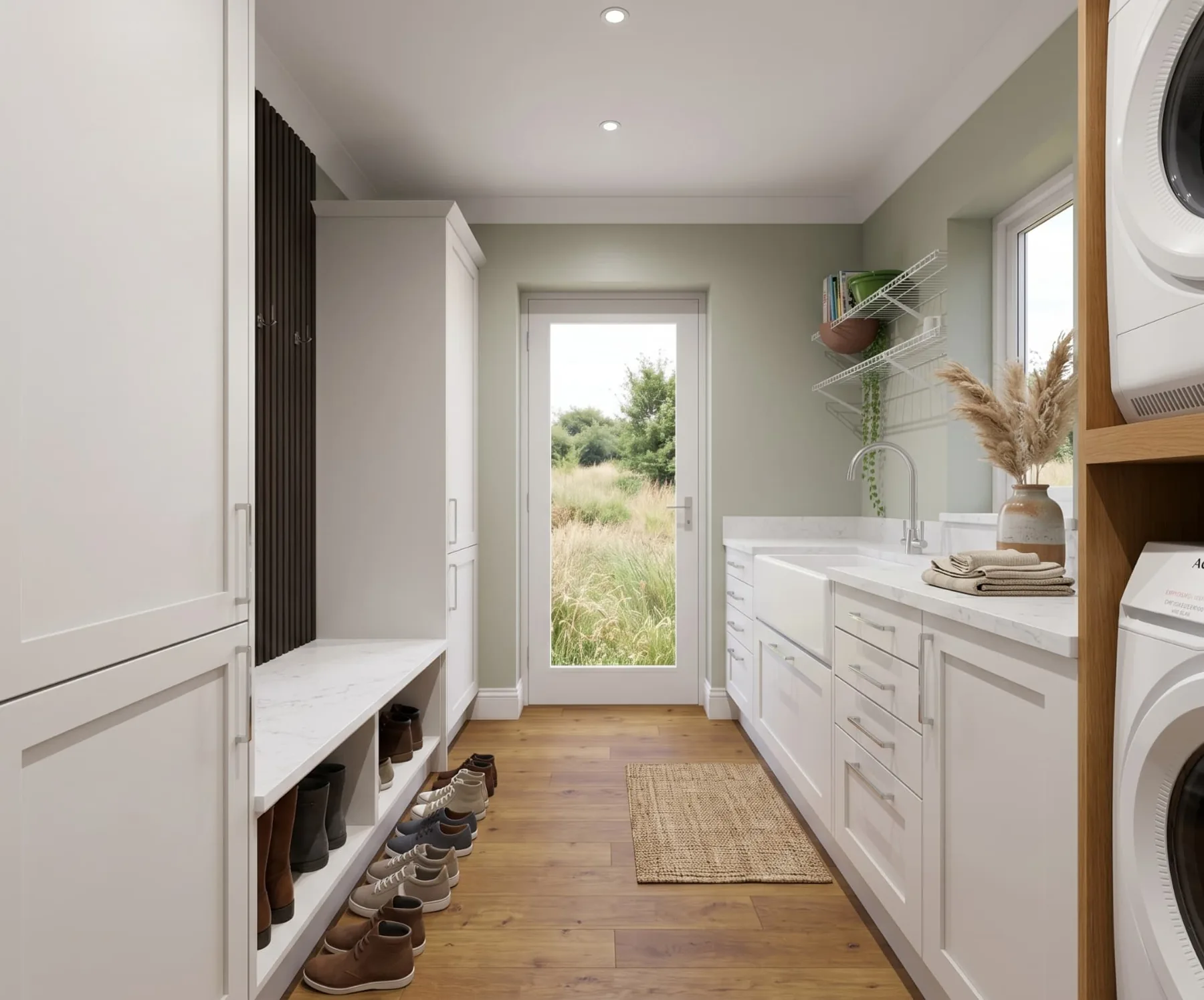 Utility and boot room