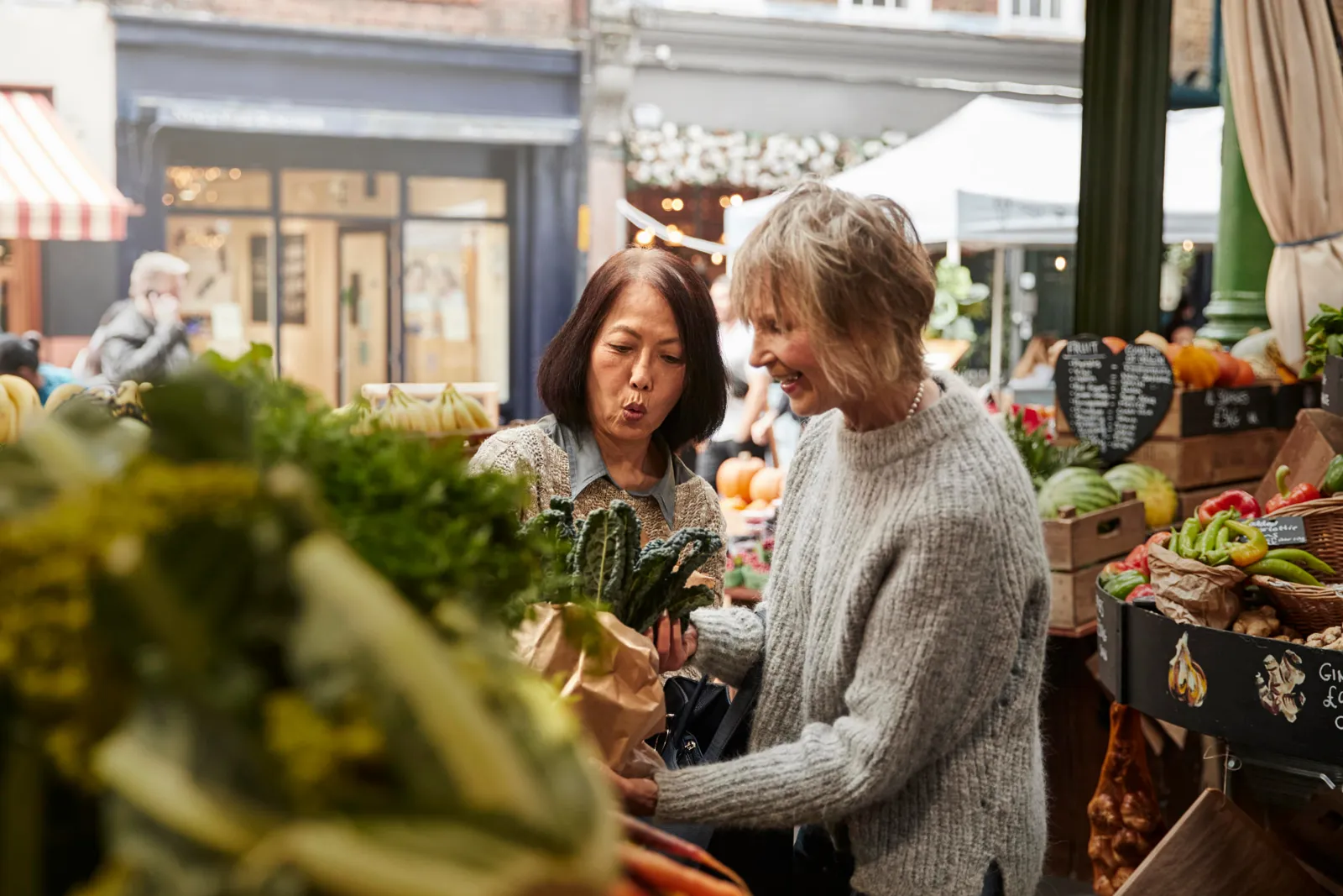 Market shopping